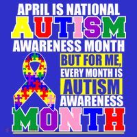 April is Autism Awareness Month For Me Every Month is AUTISM Awareness Visor thumb 3