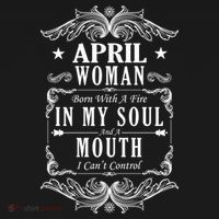 April Woman Funny Birthday Apron thumb 3