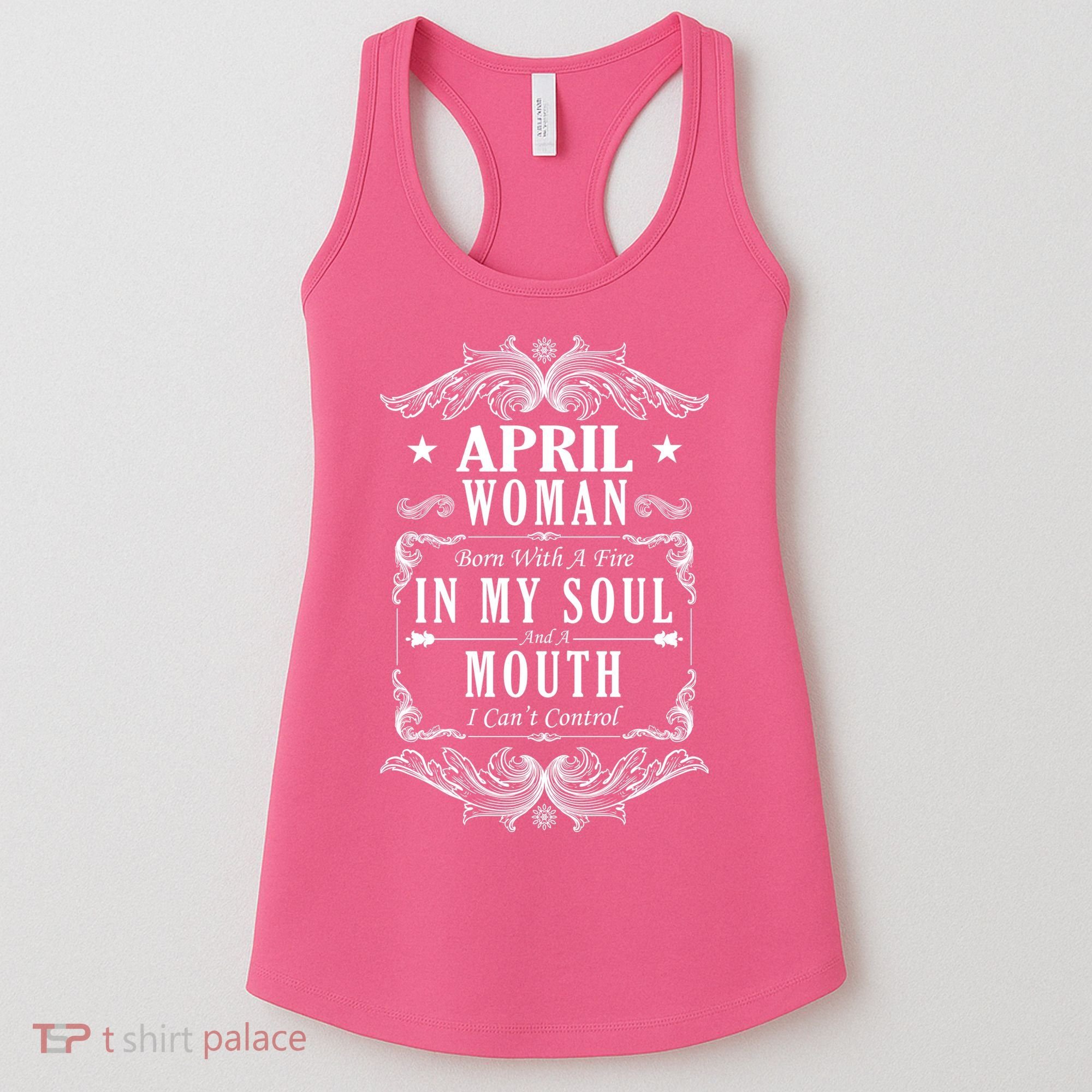 April Woman Funny Birthday Women's Tank Top