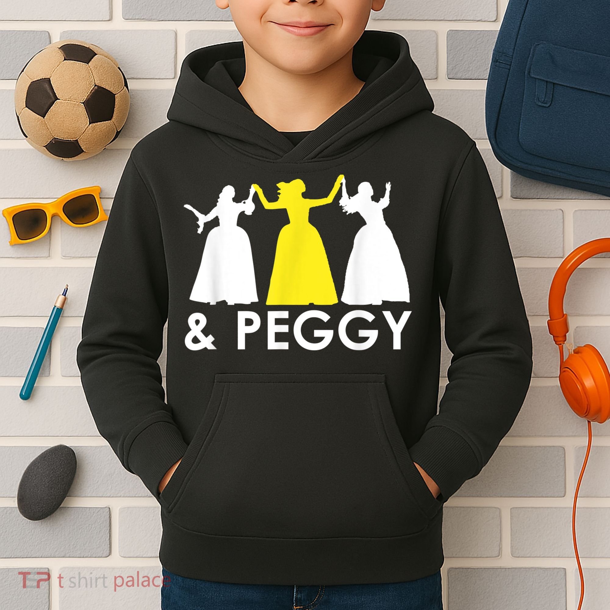 And Peggy Schuyler Sisters Kids Hoodie