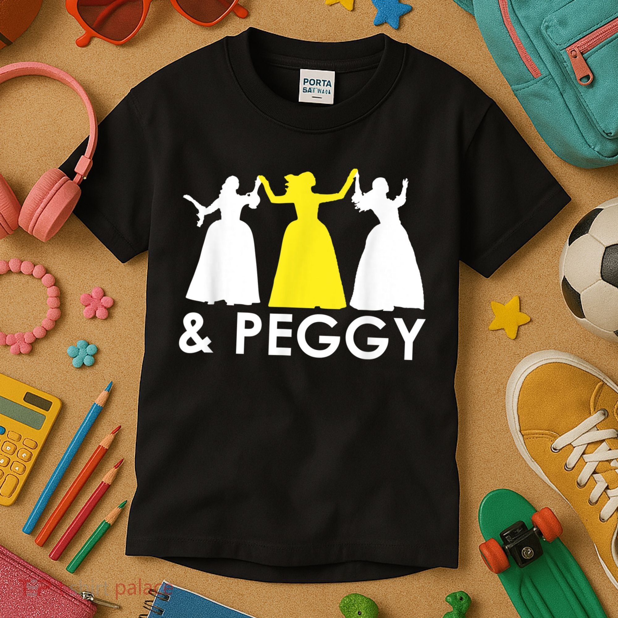 And Peggy Schuyler Sisters Kids T-Shirt