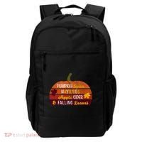 Adorable Pumpkin Spice Hayrides Apple Cider And Falling Leaves Gift Backpack thumb 0