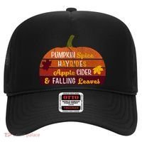Adorable Pumpkin Spice Hayrides Apple Cider And Falling Leaves Gift Hat thumb 0