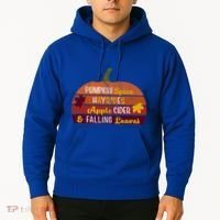 Adorable Pumpkin Spice Hayrides Apple Cider And Falling Leaves Gift Hoodie thumb 2