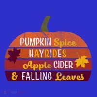 Adorable Pumpkin Spice Hayrides Apple Cider And Falling Leaves Gift Coaster thumb 2