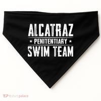 Alcatraz Penitentiary Swim Team Gift USA-Made Doggie Bandana thumb 0