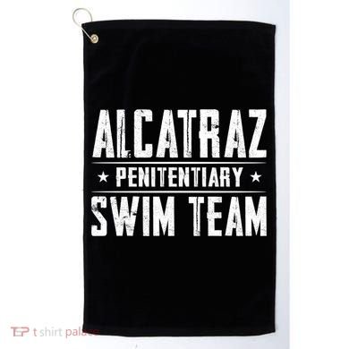 Alcatraz Penitentiary Swim Team Gift Golf Towel