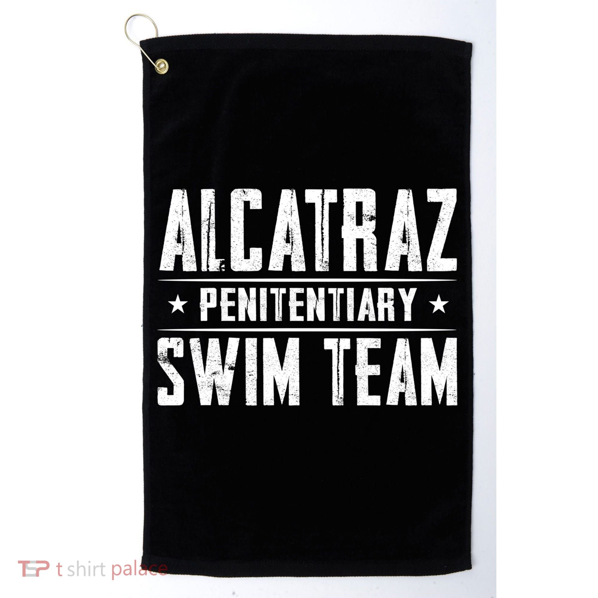 Alcatraz Penitentiary Swim Team Gift Golf Towel