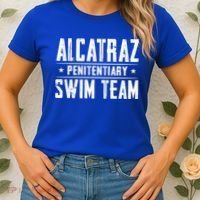 Alcatraz Penitentiary Swim Team Gift Women's T-Shirt thumb 2
