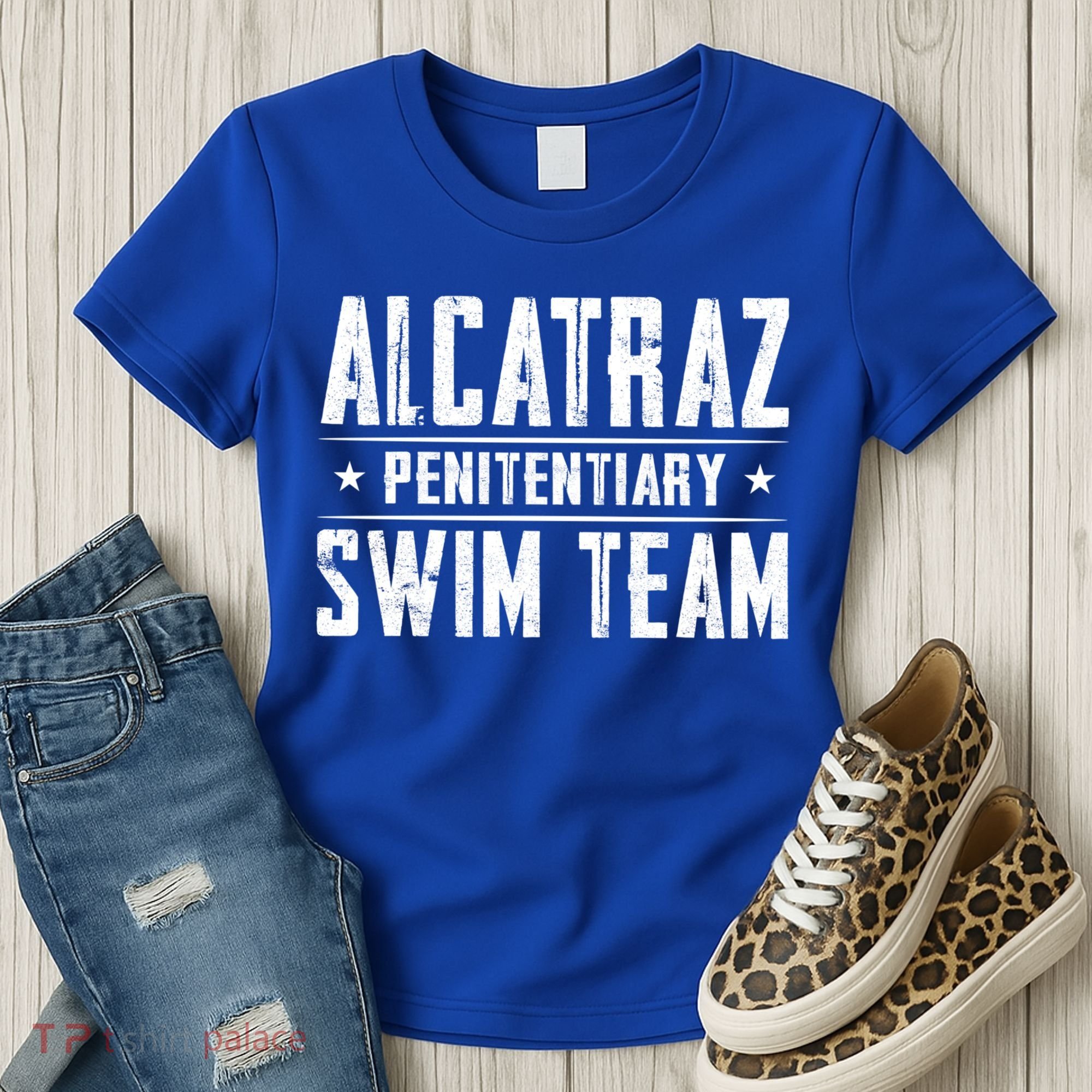 Alcatraz Penitentiary Swim Team Gift Women's T-Shirt