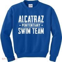 Alcatraz Penitentiary Swim Team Gift Kids Sweatshirt thumb 0