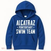 Alcatraz Penitentiary Swim Team Gift Kids Hoodie thumb 0