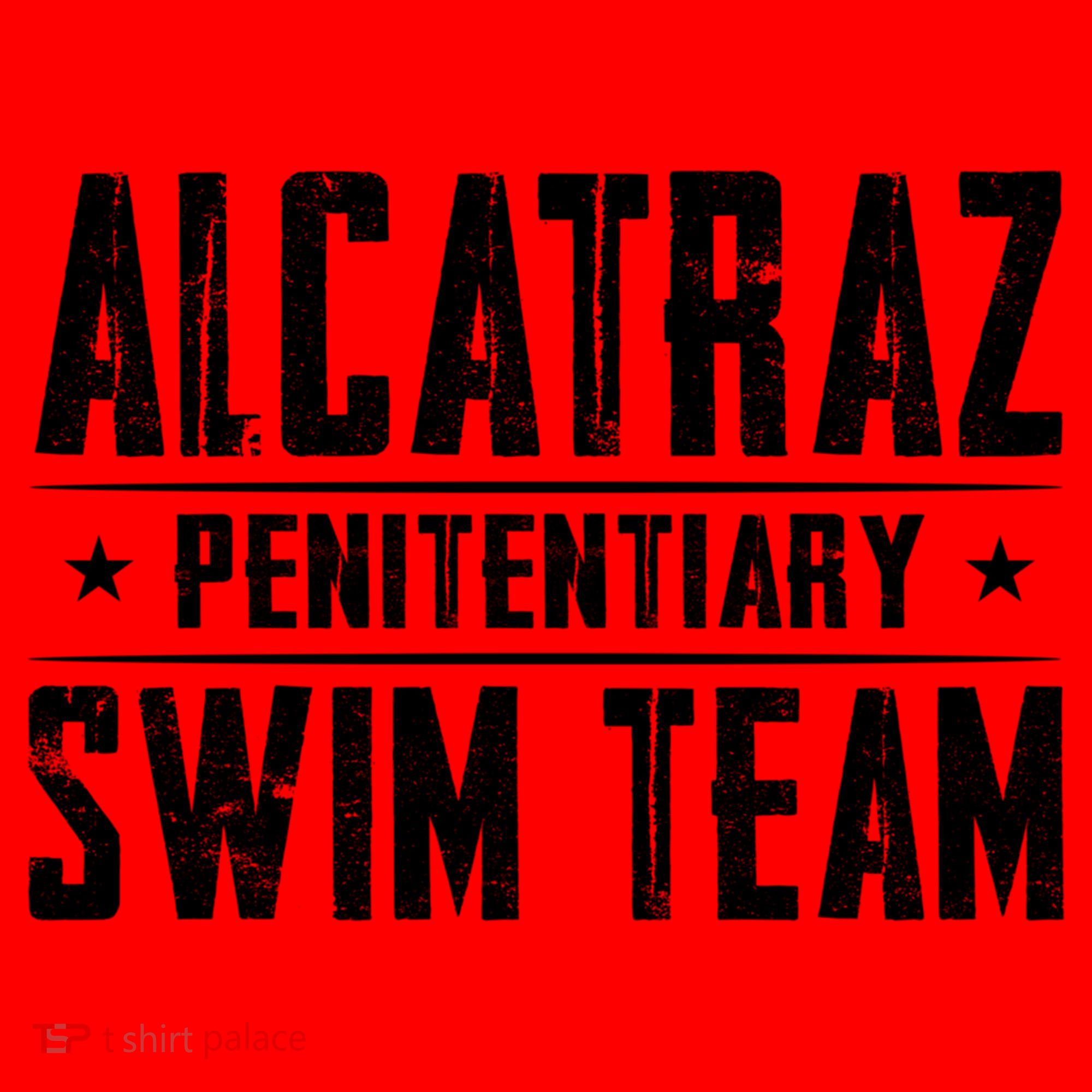 Alcatraz Penitentiary Swim Team Gift Santa Hat