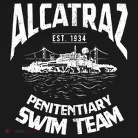 Alcatraz Penitentiary Swim Team USA-Made Doggie Bandana thumb 2