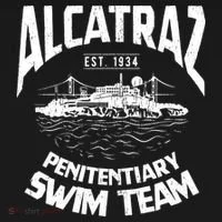 Alcatraz Penitentiary Swim Team Bucket Hat thumb 4