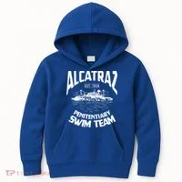 Alcatraz Penitentiary Swim Team Kids Hoodie thumb 0