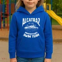 Alcatraz Penitentiary Swim Team Kids Hoodie thumb 3