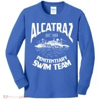 Alcatraz Penitentiary Swim Team Kids Long Sleeve Shirt thumb 0