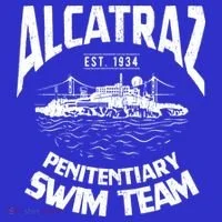 Alcatraz Penitentiary Swim Team Kids Long Sleeve Shirt thumb 2