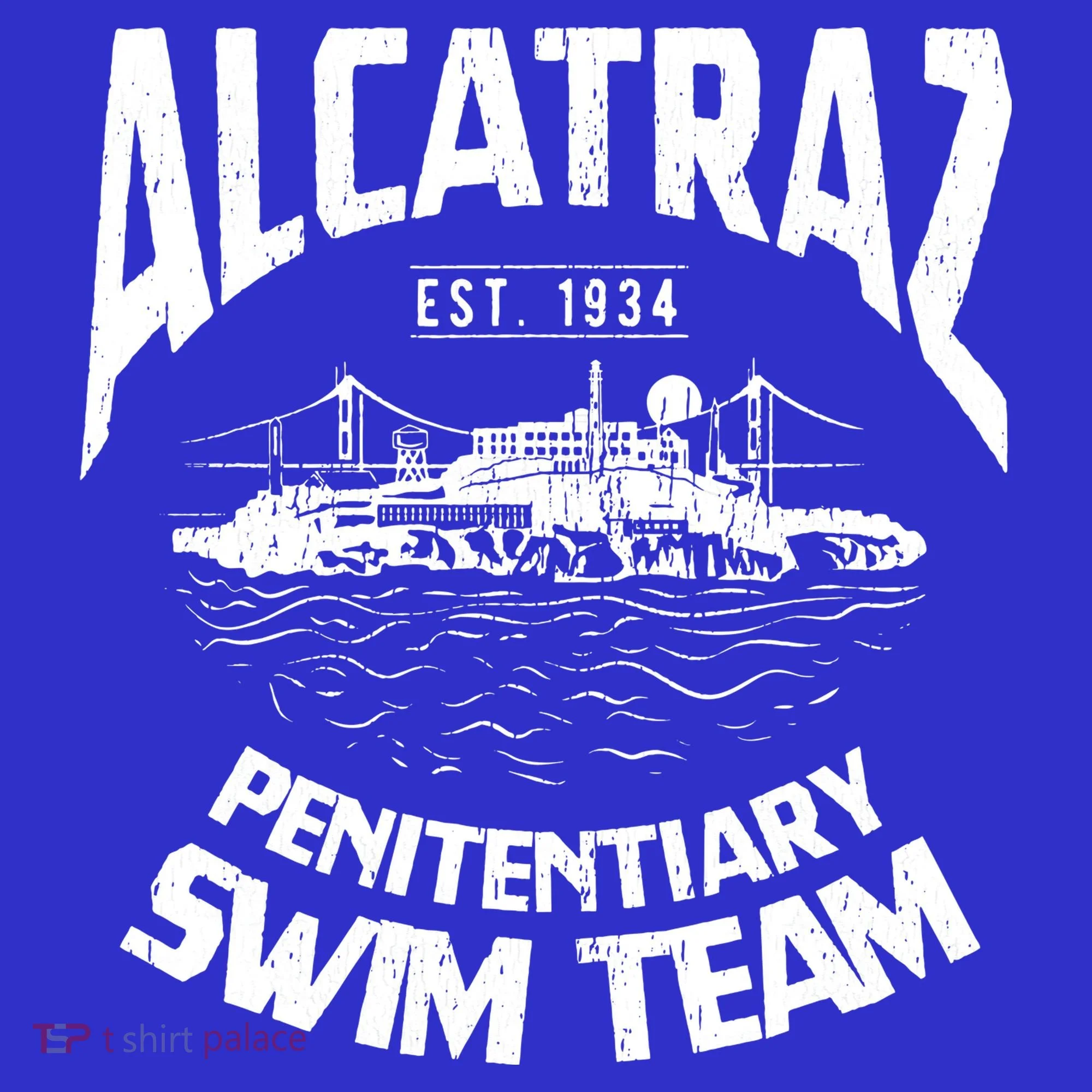 Alcatraz Penitentiary Swim Team Kids Long Sleeve Shirt