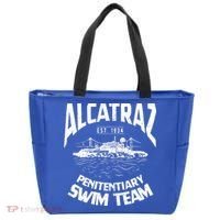 Alcatraz Penitentiary Swim Team Tote Bag thumb 0