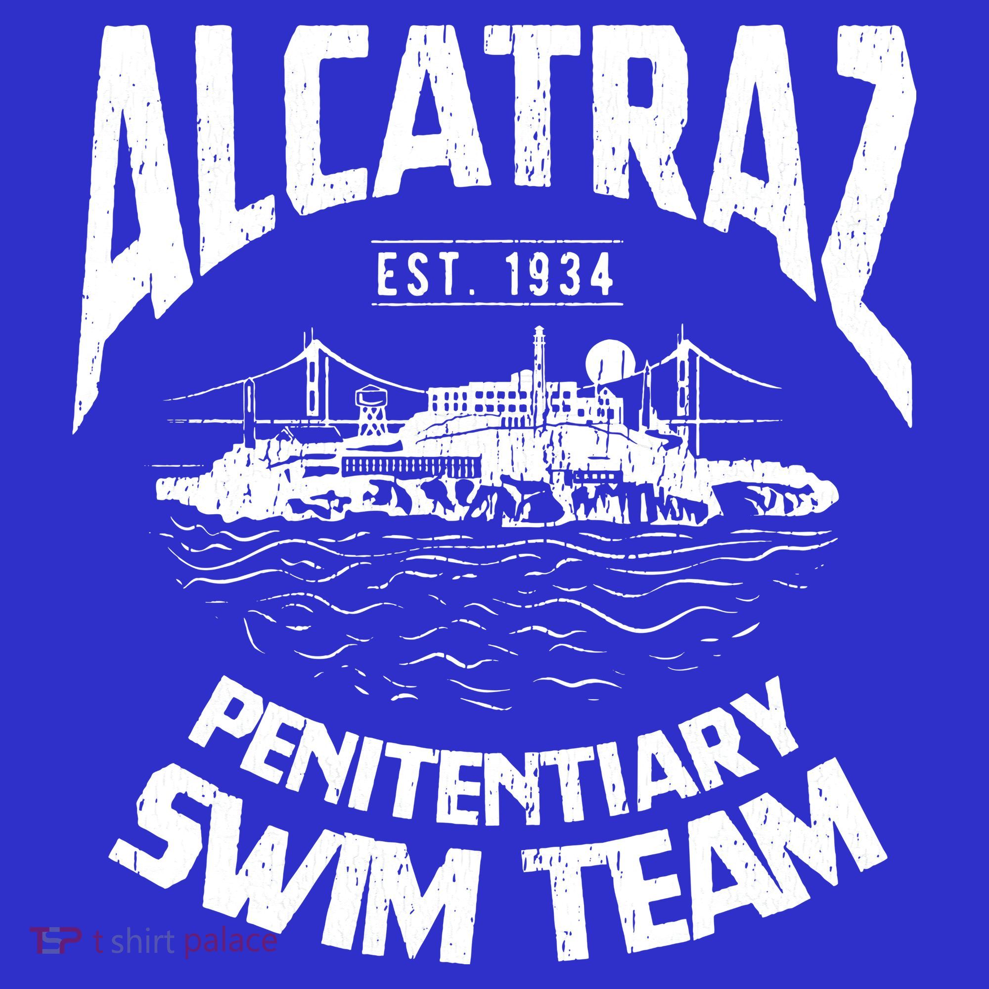 Alcatraz Penitentiary Swim Team Tote Bag