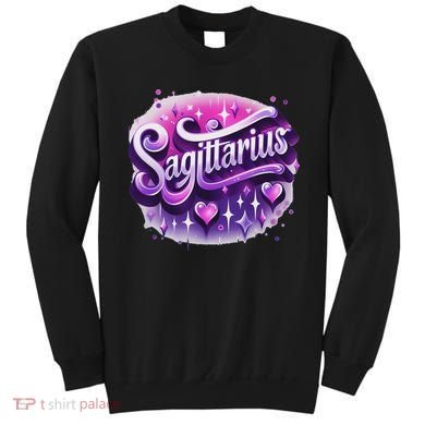 And Purple Sagittarius Zodiac Star Sign Sweatshirt