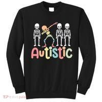 Autistic Pride Skeleton Neurodiversity Autism Proud Autism Awareness Sweatshirt thumb 0