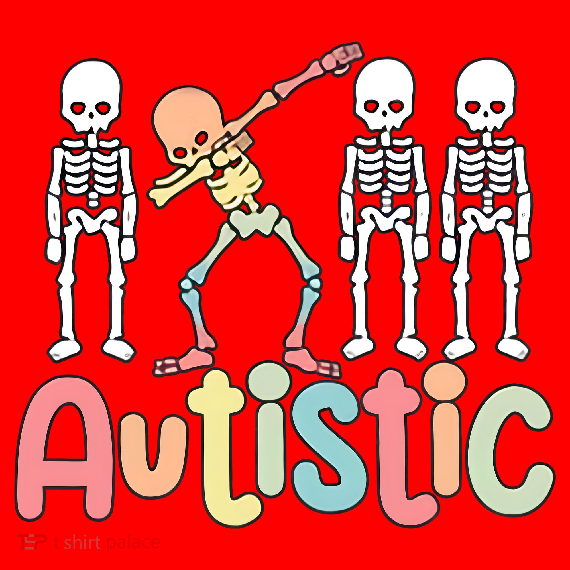 Autistic Pride Skeleton Neurodiversity Autism Proud Autism Awareness Santa Hat