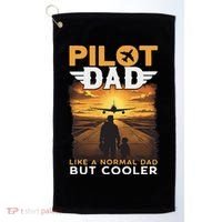Airplane Pilot S Funny Saying Pilot Dad Golf Towel thumb 0