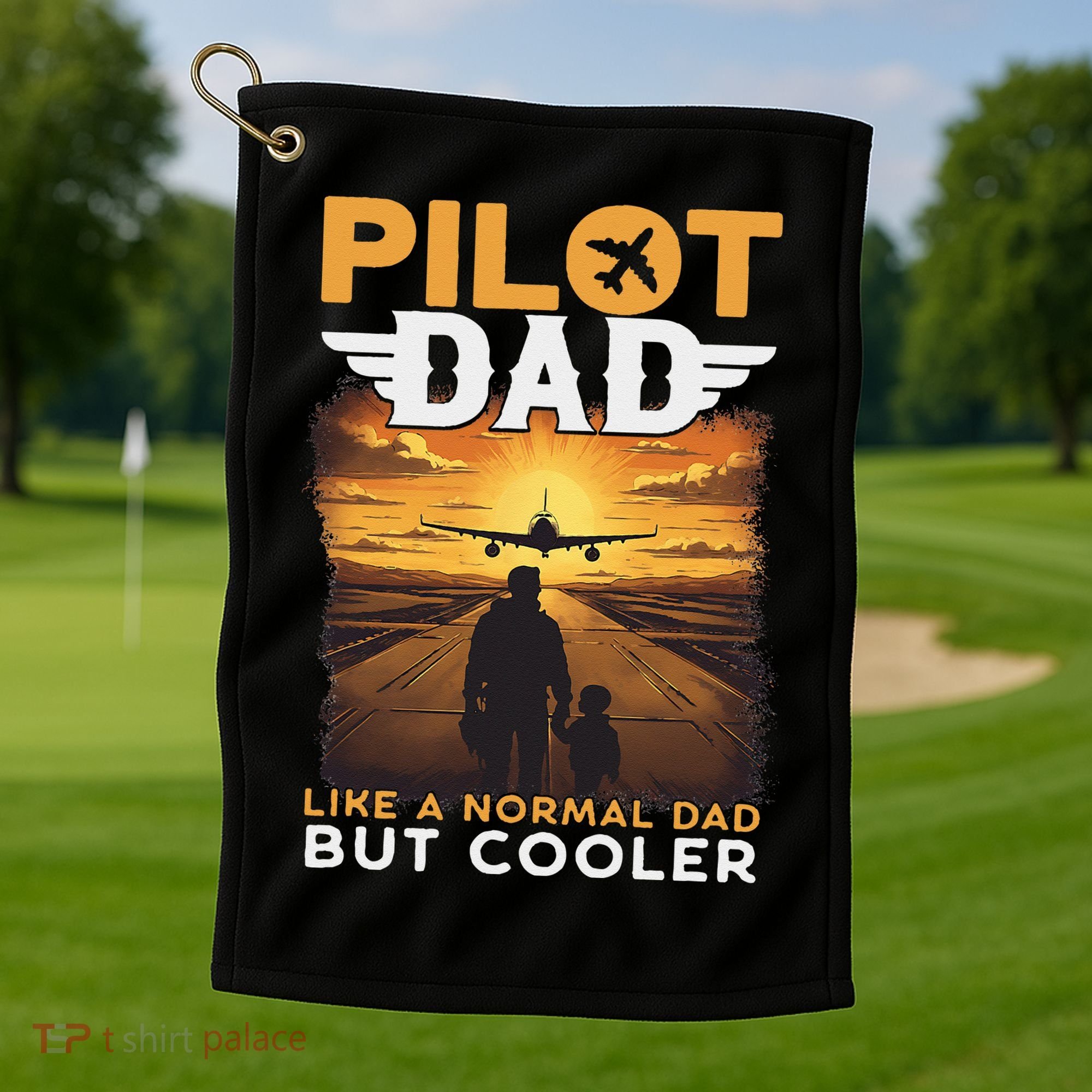 Airplane Pilot S Funny Saying Pilot Dad Golf Towel