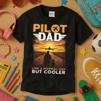 Airplane Pilot S Funny Saying Pilot Dad Kids T-Shirt thumb 3