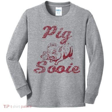 Arkansas (Pig Sooie) Kids Long Sleeve Shirt