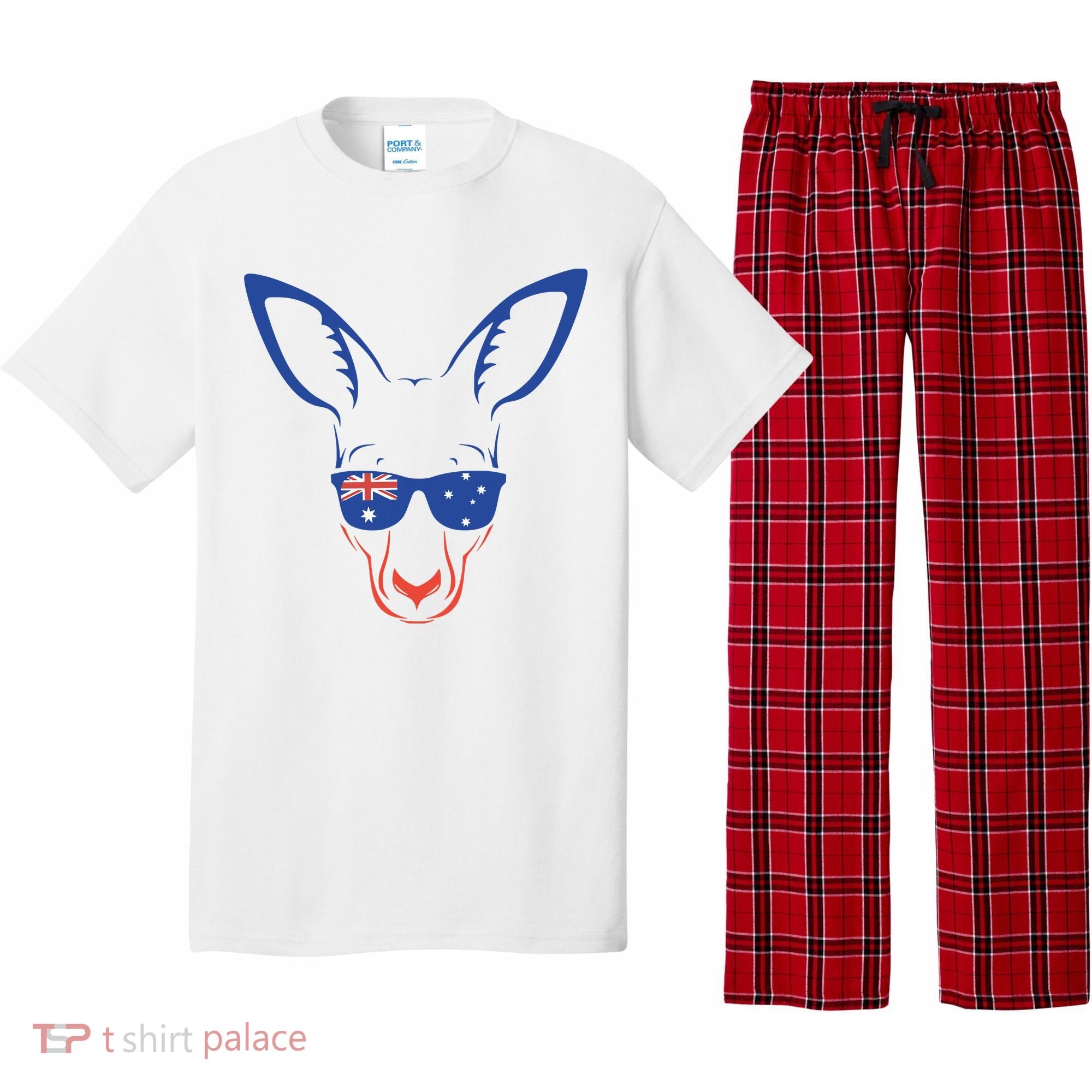 Australia Patriotic Symbol Shirts 26 January Australian Flag Pajama Set