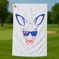Australia Patriotic Symbol Shirts 26 January Australian Flag Golf Towel thumb 1
