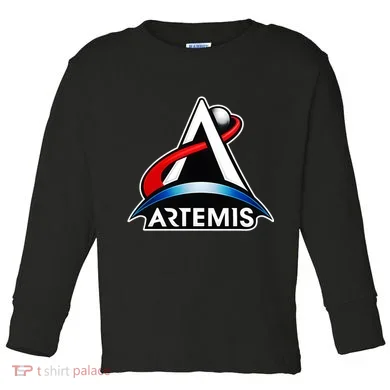 Artemis Program Space Logo Toddler Long Sleeve