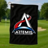 Artemis Program Space Logo Golf Towel thumb 1