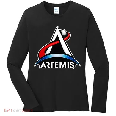 Artemis Program Space Logo Women's Long Sleeve Shirt