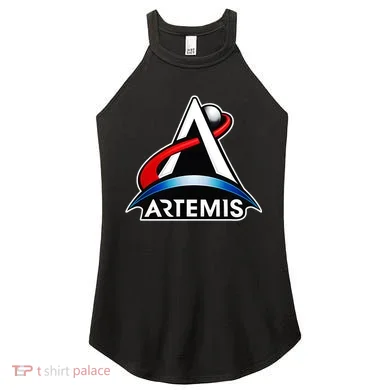 Artemis Program Space Logo Women's Perfect Tri Rocker Tank