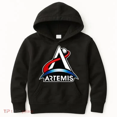 Artemis Program Space Logo Kids Hoodie