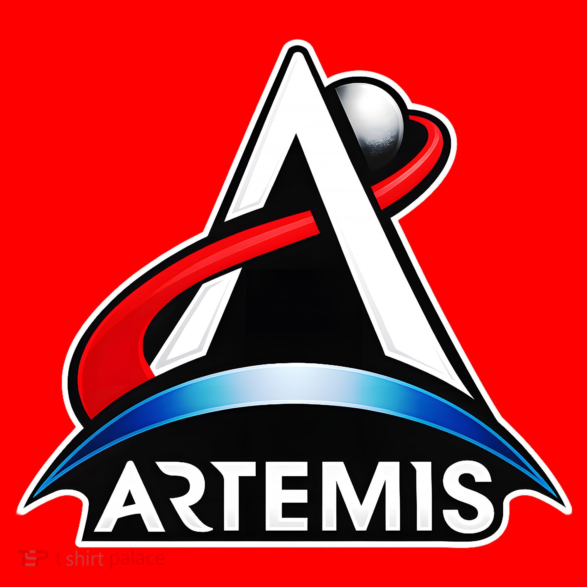 Artemis Program Space Logo Santa Hat