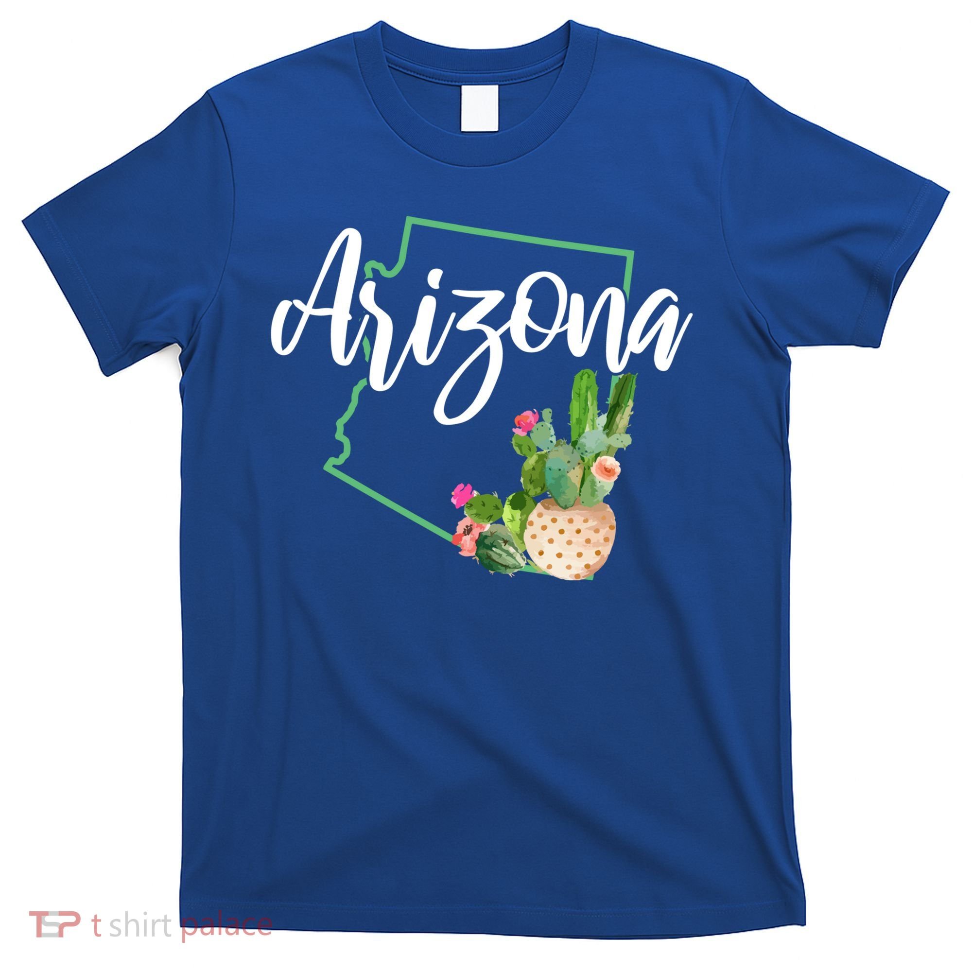 Arizona Pride State Map Cactus Vintage Arizona Cool Gift T-Shirt