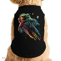 Astronaut Planets Spaceman Cosmonaut Space Cool Graphic Doggie Tank thumb 0
