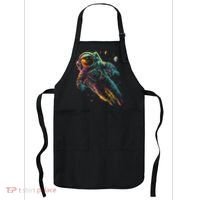 Astronaut Planets Spaceman Cosmonaut Space Cool Graphic Apron thumb 0