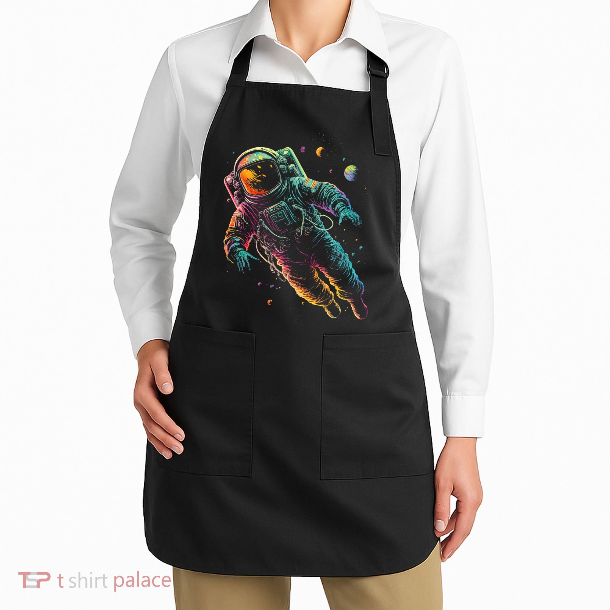 Astronaut Planets Spaceman Cosmonaut Space Cool Graphic Apron