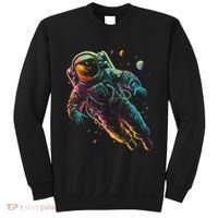 Astronaut Planets Spaceman Cosmonaut Space Cool Graphic Sweatshirt thumb 0