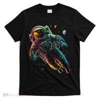 Astronaut Planets Spaceman Cosmonaut Space Cool Graphic T-Shirt thumb 0
