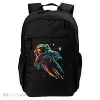 Astronaut Planets Spaceman Cosmonaut Space Cool Graphic Backpack thumb 0