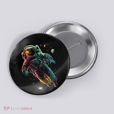 Astronaut Planets Spaceman Cosmonaut Space Cool Graphic Button
