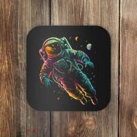 Astronaut Planets Spaceman Cosmonaut Space Cool Graphic Coaster thumb 0